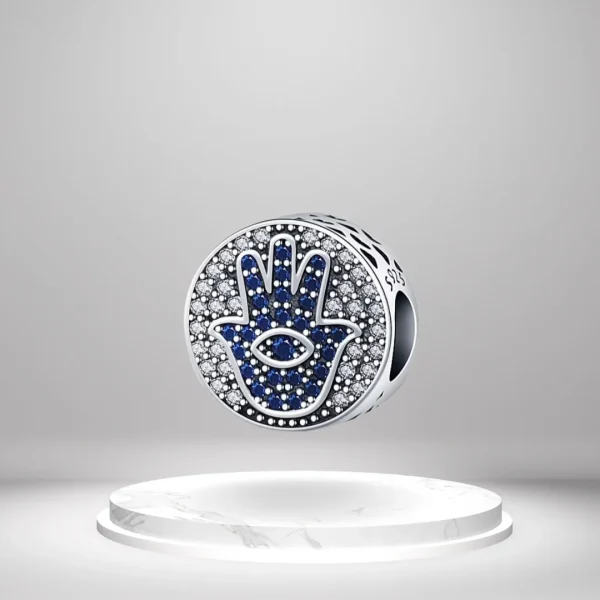 Magic Blue Eye Charm – 925 Sterling Silver Mystical Protection Pendant - Image 3