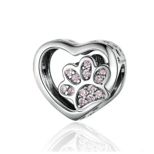 Paw Charm – 925 Sterling Silver Pet Lover’s Pendant