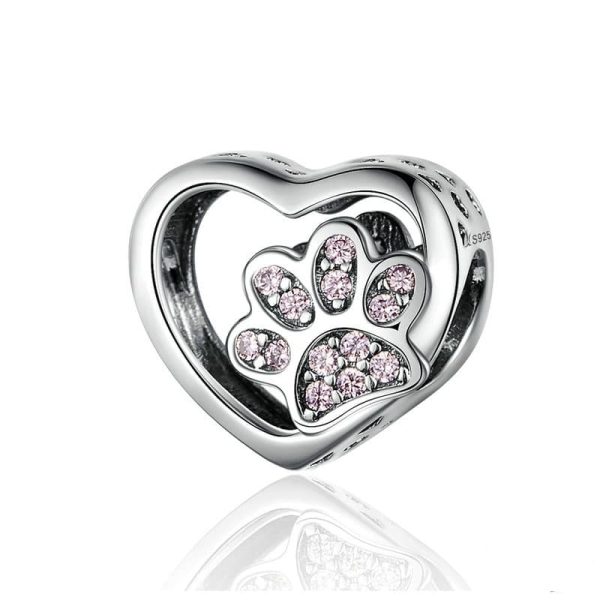 Paw Charm – 925 Sterling Silver Pet Lover’s Pendant