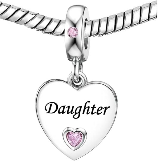 Daughter, Strengthen Your Crown Charm – 925 Sterling Silver Inspirational Pendant - Image 2