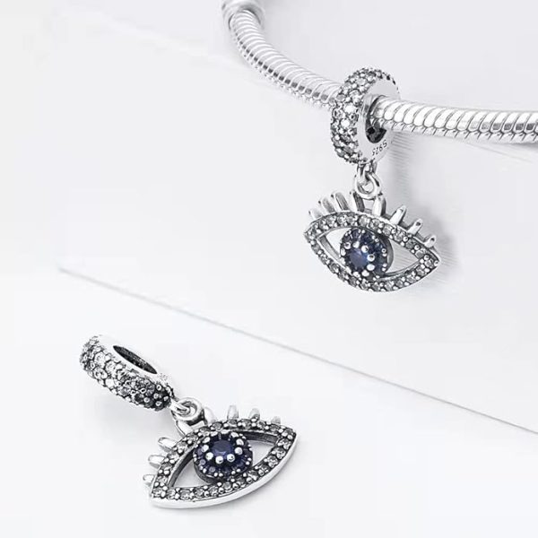 Blue Eye Charm – S925 Sterling Silver Mystical Protection Pendant - Image 2