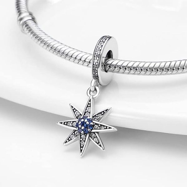 Constellation North Star Charm – S925 Sterling Silver Celestial Pendant - Image 2