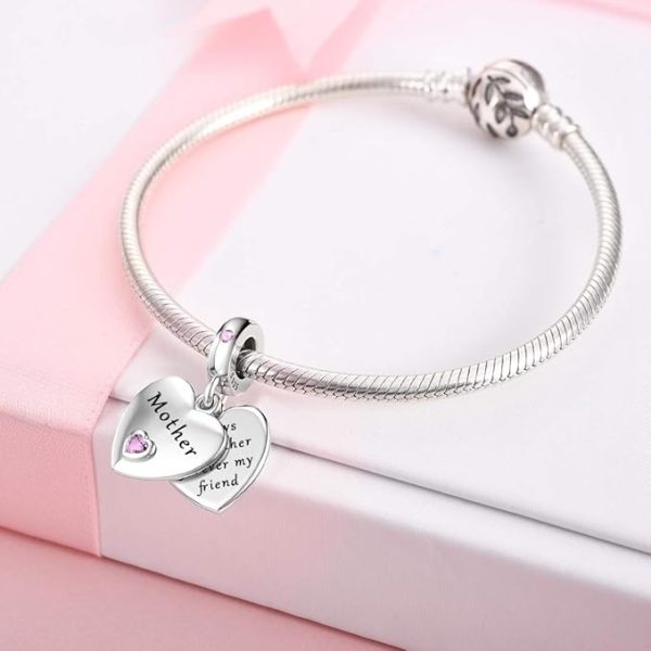 Mother, Always in My Heart Charm – 925 Sterling Silver Sentimental Pendant - Image 4