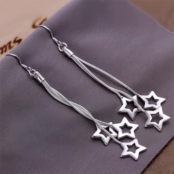 Shooting Stars Earrings – Stunning S925 Sterling Silver Celestial Jewelry - Image 3