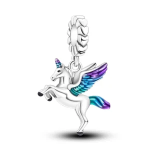 Magical Unicorn Charm – 925 Silver Fantasy Pendant for Dreamers