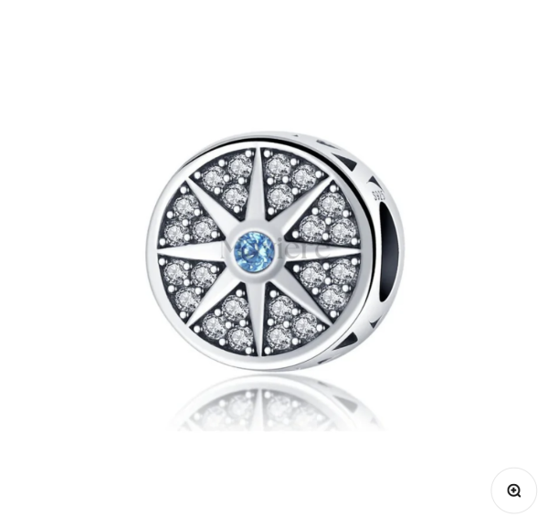 Azimuth Star Charm – Celestial S925 Sterling Silver Pendant for Guidance & Balance