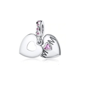 Dear Mother Charm β 925 Sterling Silver Sentimental Pendant