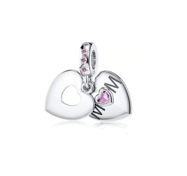 Dear Mother Charm – 925 Sterling Silver Sentimental Pendant