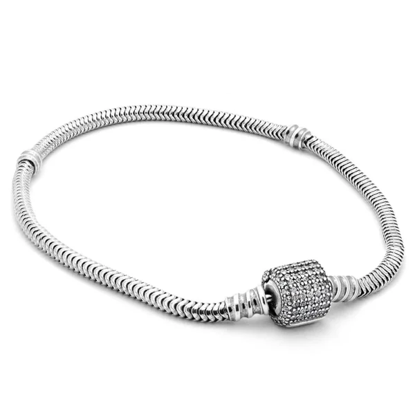 Barrel Clasp Charm Bracelet – Elegant & Adjustable Jewelry for Women