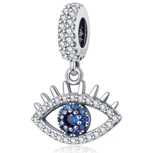 Blue Eye Charm – S925 Sterling Silver Mystical Protection Pendant