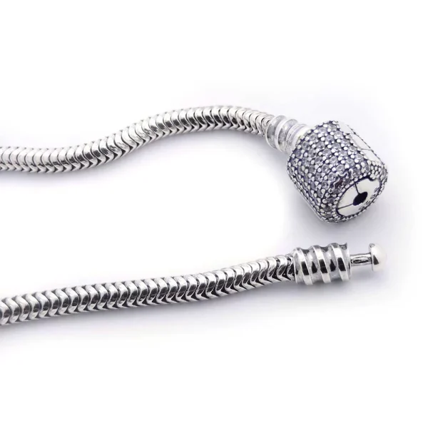 Barrel Clasp Charm Bracelet – Elegant & Adjustable Jewelry for Women - Image 4