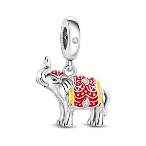Lucky Elephant Charm – 925 Sterling Silver Symbol of Strength & Wisdom