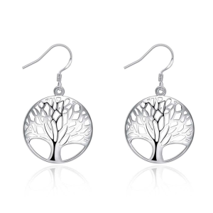 Celtic Tree of Life Earrings – S925 Sterling Silver Symbol of Growth & Strength