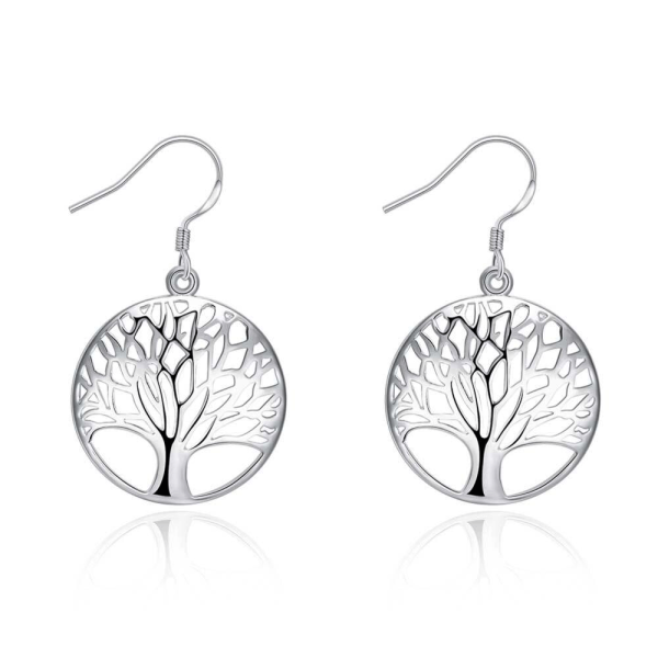 Celtic Tree of Life Earrings – S925 Sterling Silver Symbol of Growth & Strength