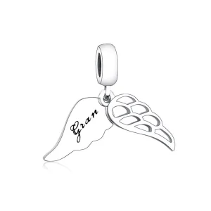 Gran Angel Wings Charm – 925 Sterling Silver Memorial Pendant