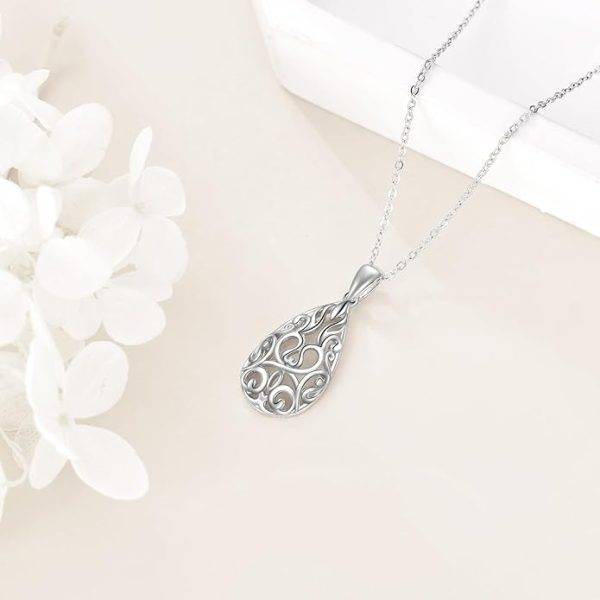Tear Drop Necklace – S925 Sterling Silver Elegant & Timeless Pendant - Image 3